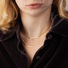 Flat Snake Chain Necklace